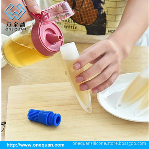 High Quality Kitchen Gadget Bottle Oil Silicone Basting Brush for 2016